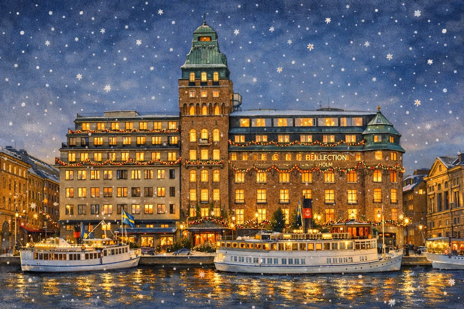 Julbord på Strand på Strand Stockholm, Nybrokajen 9