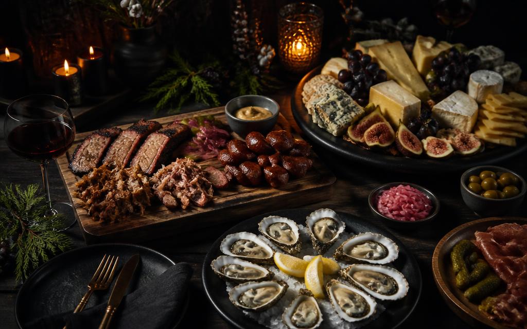 Rök & ost julbord på Kajutan Skeppsbron