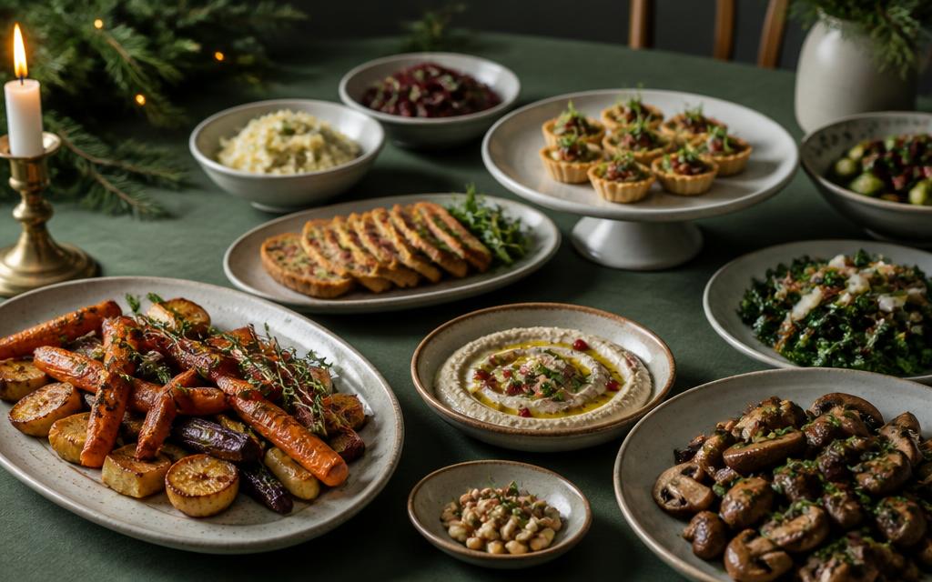 Vegetariskt julbord på Trädgården, Vasastan